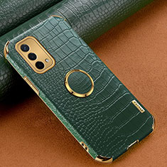 Custodia Lusso Pelle Cover XD2 per Oppo A93 5G Verde