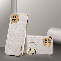 Custodia Lusso Pelle Cover XD2 per Samsung Galaxy A12 Bianco