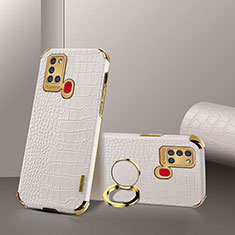 Custodia Lusso Pelle Cover XD2 per Samsung Galaxy A21s Bianco