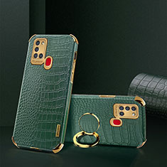 Custodia Lusso Pelle Cover XD2 per Samsung Galaxy A21s Verde