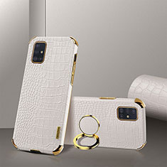 Custodia Lusso Pelle Cover XD2 per Samsung Galaxy A51 4G Bianco