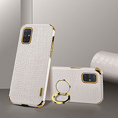 Custodia Lusso Pelle Cover XD2 per Samsung Galaxy A71 4G A715 Bianco