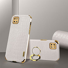 Custodia Lusso Pelle Cover XD2 per Samsung Galaxy F42 5G Bianco