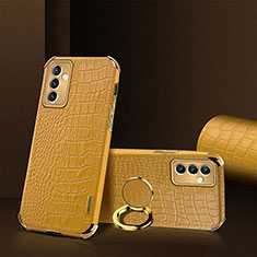 Custodia Lusso Pelle Cover XD2 per Samsung Galaxy M14 5G Giallo