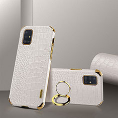 Custodia Lusso Pelle Cover XD2 per Samsung Galaxy M40S Bianco