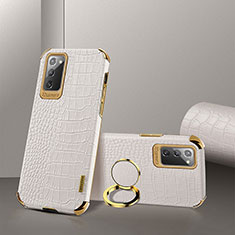 Custodia Lusso Pelle Cover XD2 per Samsung Galaxy Note 20 5G Bianco