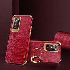 Custodia Lusso Pelle Cover XD2 per Samsung Galaxy Note 20 Ultra 5G Rosso