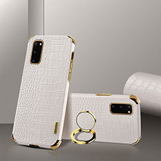 Custodia Lusso Pelle Cover XD2 per Samsung Galaxy S20 Bianco