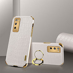 Custodia Lusso Pelle Cover XD2 per Samsung Galaxy S20 FE (2022) 5G Bianco