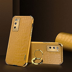 Custodia Lusso Pelle Cover XD2 per Samsung Galaxy S20 FE 5G Giallo