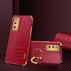 Custodia Lusso Pelle Cover XD2 per Samsung Galaxy S20 Lite 5G Rosso