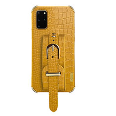 Custodia Lusso Pelle Cover XD2 per Samsung Galaxy S20 Plus Giallo