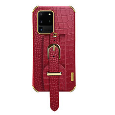 Custodia Lusso Pelle Cover XD2 per Samsung Galaxy S20 Ultra Rosso