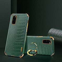 Custodia Lusso Pelle Cover XD2 per Samsung Galaxy S20 Verde