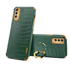 Custodia Lusso Pelle Cover XD2 per Vivo Y11s Verde