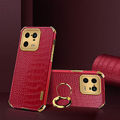 Custodia Lusso Pelle Cover XD2 per Xiaomi Mi 13 Pro 5G Rosso