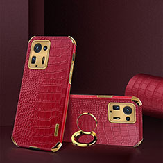 Custodia Lusso Pelle Cover XD2 per Xiaomi Mi Mix 4 5G Rosso