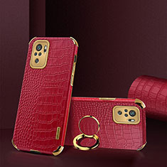 Custodia Lusso Pelle Cover XD2 per Xiaomi Poco M5S Rosso