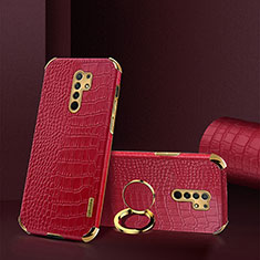 Custodia Lusso Pelle Cover XD2 per Xiaomi Redmi 9 Rosso