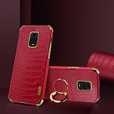 Custodia Lusso Pelle Cover XD2 per Xiaomi Redmi Note 9S Rosso