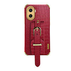 Custodia Lusso Pelle Cover XD3 per Huawei Honor X40i 5G Rosso