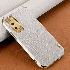 Custodia Lusso Pelle Cover XD3 per Samsung Galaxy S20 FE (2022) 5G Bianco