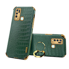 Custodia Lusso Pelle Cover XD3 per Vivo Y50 Verde