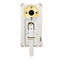 Custodia Lusso Pelle Cover XD5 per Realme 11 Pro 5G Bianco