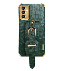Custodia Lusso Pelle Cover XD5 per Samsung Galaxy A15 LTE Verde