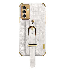 Custodia Lusso Pelle Cover XD5 per Samsung Galaxy A24 4G Bianco