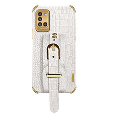 Custodia Lusso Pelle Cover XD5 per Samsung Galaxy A31 Bianco