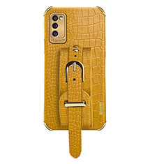 Custodia Lusso Pelle Cover XD5 per Samsung Galaxy A41 Giallo