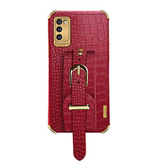 Custodia Lusso Pelle Cover XD5 per Samsung Galaxy A41 Rosso