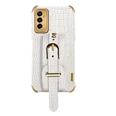 Custodia Lusso Pelle Cover XD5 per Samsung Galaxy F23 5G Bianco
