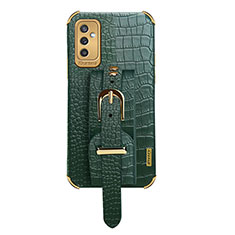 Custodia Lusso Pelle Cover XD5 per Samsung Galaxy M52 5G Verde
