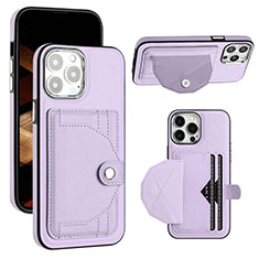 Custodia Lusso Pelle Cover Y01B per Apple iPhone 13 Pro Max Lavanda