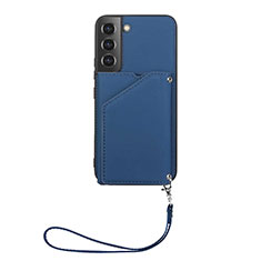 Custodia Lusso Pelle Cover Y03B per Samsung Galaxy S23 Plus 5G Blu