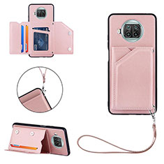 Custodia Lusso Pelle Cover Y03B per Xiaomi Mi 10T Lite 5G Oro Rosa
