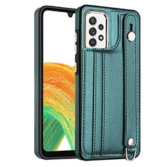 Custodia Lusso Pelle Cover YB1 per Samsung Galaxy A33 5G Verde