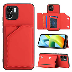 Custodia Lusso Pelle Cover YB1 per Xiaomi Redmi A2 Plus Rosso