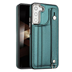 Custodia Lusso Pelle Cover YB4 per Samsung Galaxy S24 Plus 5G Verde