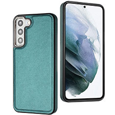 Custodia Lusso Pelle Cover YB6 per Samsung Galaxy S22 5G Verde