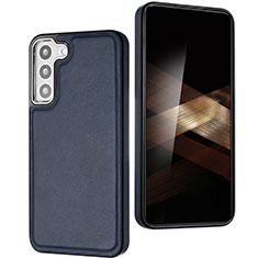 Custodia Lusso Pelle Cover YB6 per Samsung Galaxy S24 5G Blu
