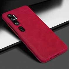 Custodia Lusso Pelle Cover Z01 per Xiaomi Mi Note 10 Pro Rosso