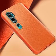 Custodia Lusso Pelle Cover Z02 per Xiaomi Mi Note 10 Arancione