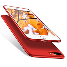 Custodia Morbida Silicone Lucido per Apple iPhone 7 Plus Rosso