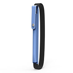 Custodia Pelle Elastico Cover Manicotto Staccabile per Apple Pencil Apple iPad Pro 9.7 Blu