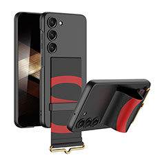 Custodia Plastica Rigida Cover Opaca AC1 per Samsung Galaxy S24 5G Rosso e Nero