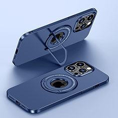 Custodia Plastica Rigida Cover Opaca con Mag-Safe Magnetic JB1 per Apple iPhone 13 Pro Blu