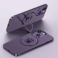Custodia Plastica Rigida Cover Opaca con Mag-Safe Magnetic JB1 per Apple iPhone 13 Viola